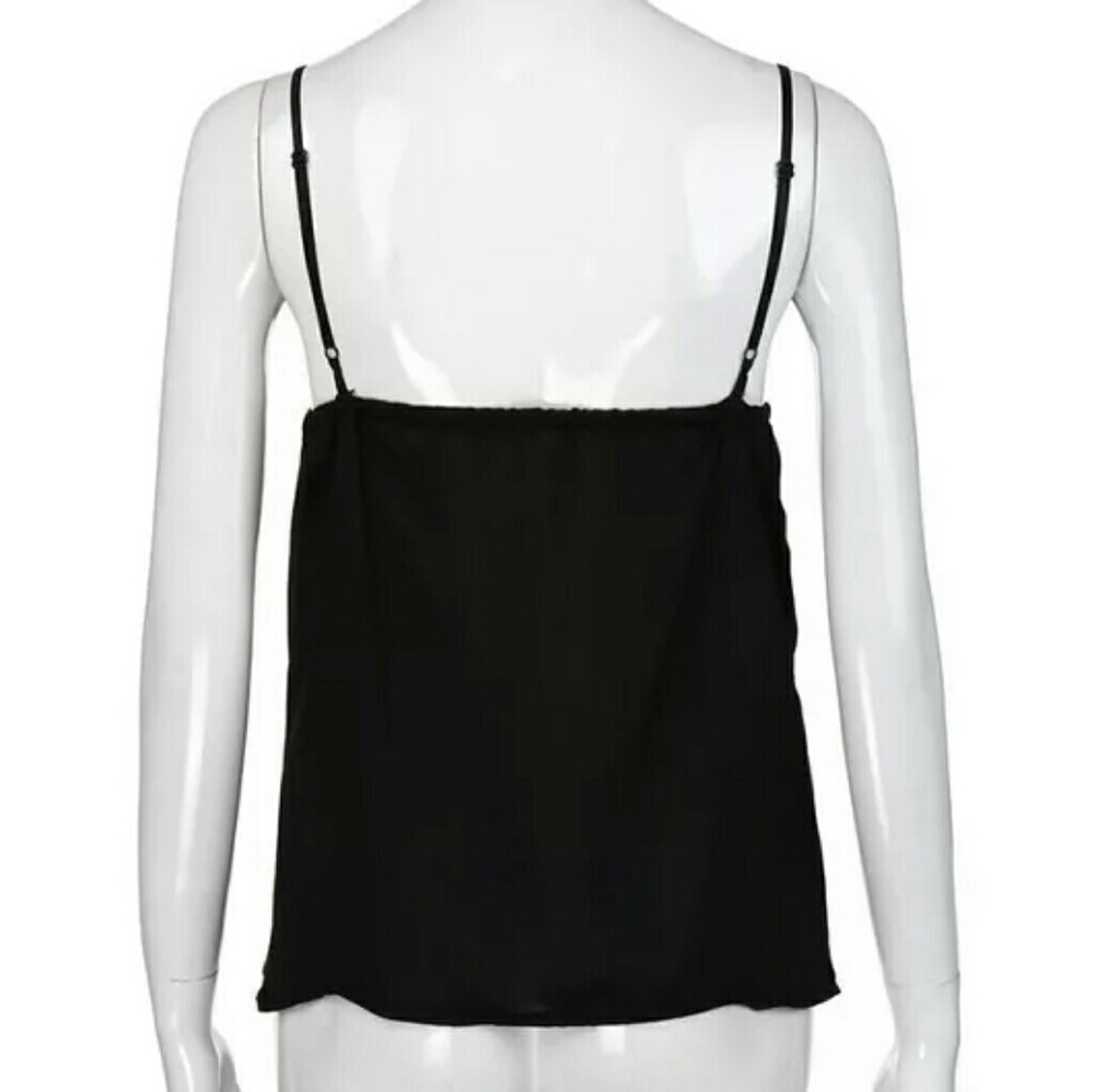 *Black Spaghetti strap Tank Top* - Picture 3 of 6